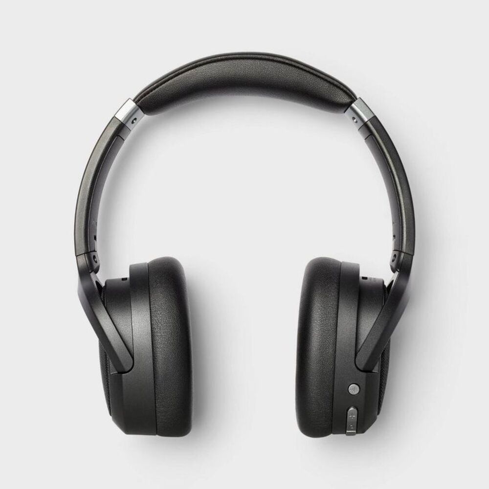 Open Box - Heyday - Active Noise Canceling Bluetooth Headphones Over-E Black